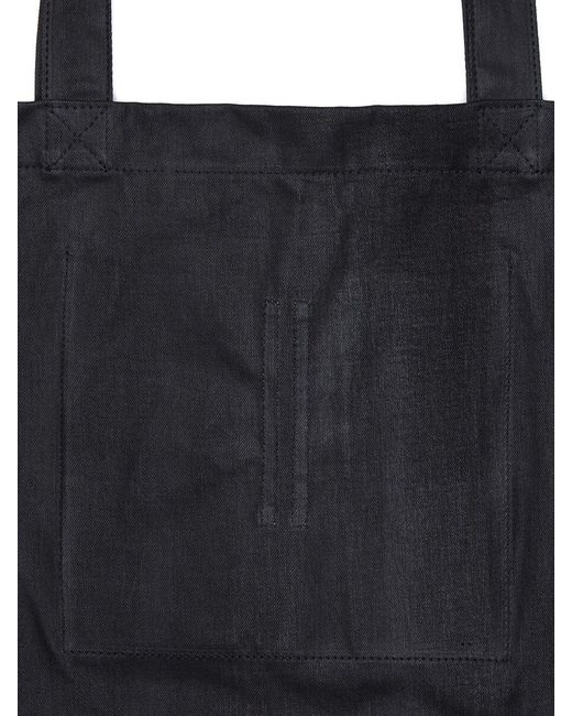 Rick Owens Black Temple Of Love Tote Bag for men