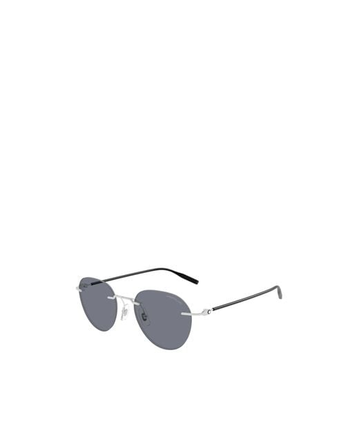 Montblanc Multicolor Eyewear Oval Frame Sunglasses for men