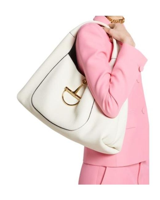 Gucci Natural Softbit Maxi Shoulder Bag