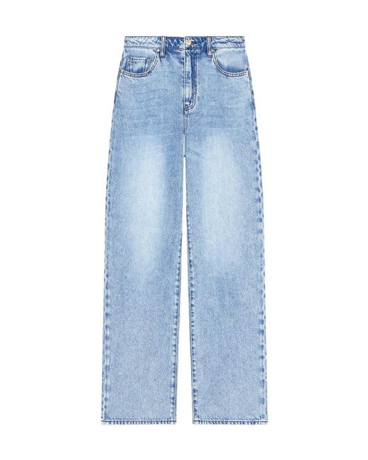 ARMANI EXCHANGE Blue Logo-Plaque Jeans