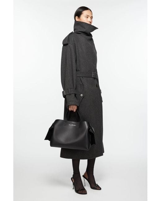Acne Black Musubi Midi Tote Bag