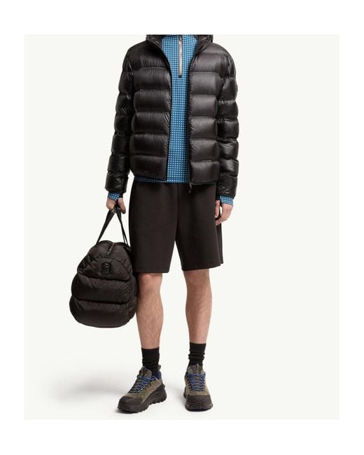 Moncler Black Guadiana Hooded Down Jacket for men