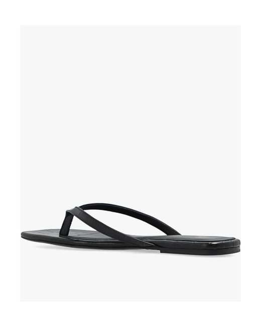 Totême White Square-Toe Flip-Flops