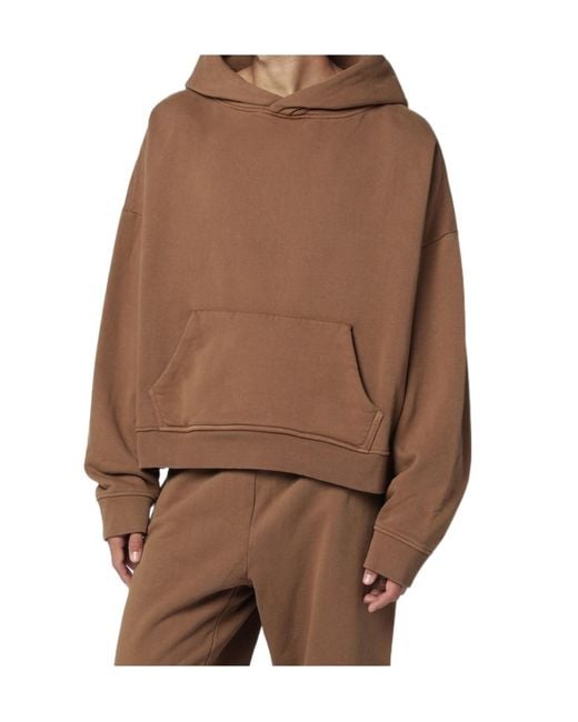 Entire studios Brown Cotton Hoodie for men