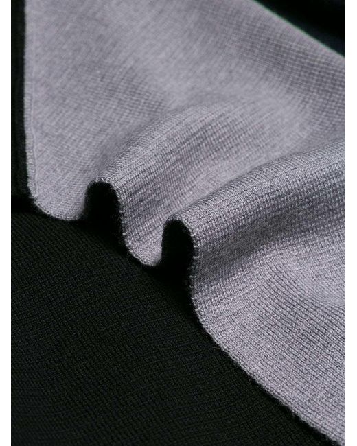 Chloé Blue Asymmetrical Wool Cloak