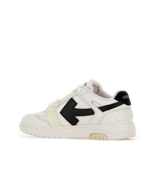 Off-White c/o Virgil Abloh White Slim Out Of Office Lace-Up Sneakers