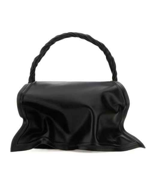 Y. Project Black Foldover Top Tote Bag