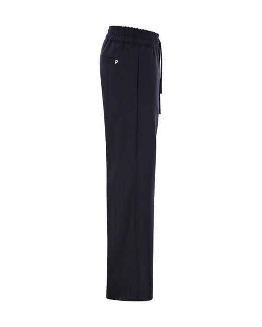 Dondup Blue Marisol Gabardine Jogger Pants