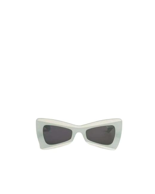 Off-White c/o Virgil Abloh White Logo Sunglasses for men