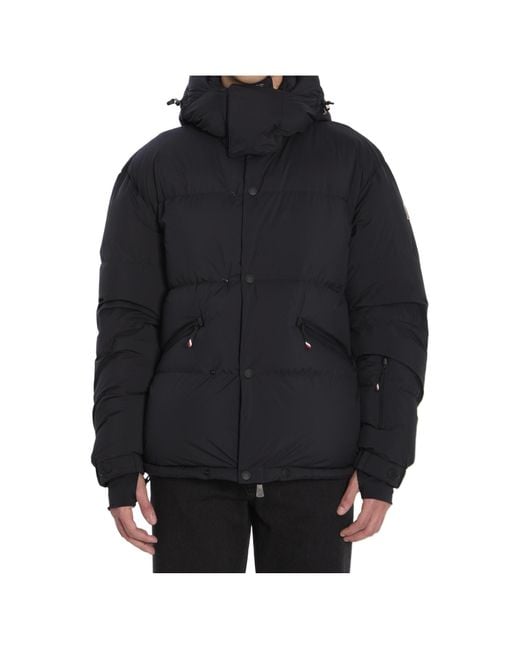 Moncler Blue Grenoble Coraia High Neck Ski Jacket for men