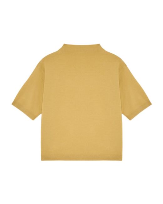 Jil Sander Yellow Short-Sleeved T-Shirt