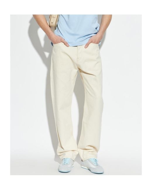Samsøe & Samsøe White Samsøe Samsøe Saddie Straight-Leg Jeans for men