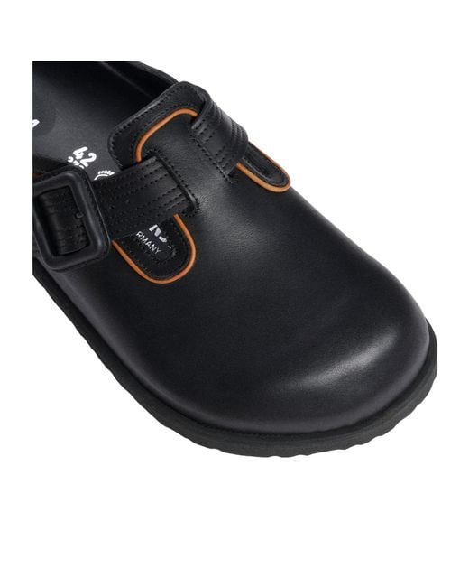 Birkenstock Black 1774 Buckle-Fastening Sandals