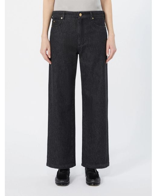 Max Mara Black Belt Loop Jeans