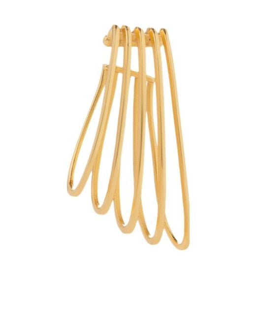 FEDERICA TOSI Metallic Multi-Line Design Single Earring