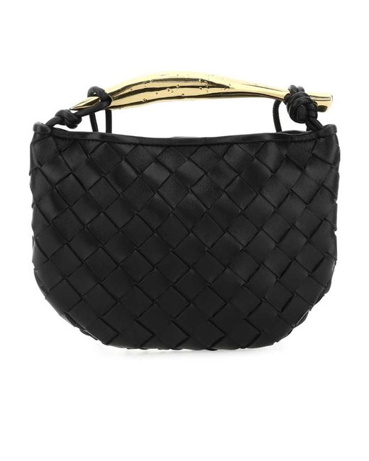 Bottega Veneta Black Intrecciato Mini Sardine Bag