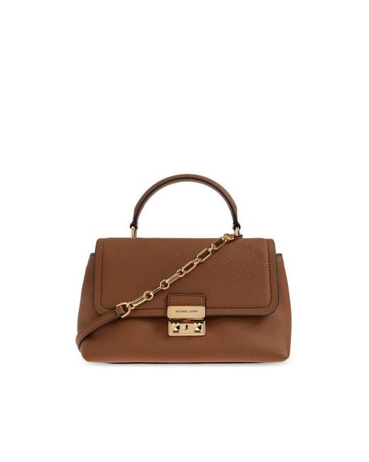 MICHAEL Michael Kors Brown Tribeca Chain-Detail Crossbody Bag