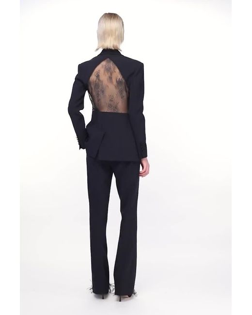 Pinko Blue Technical Crepe Trousers