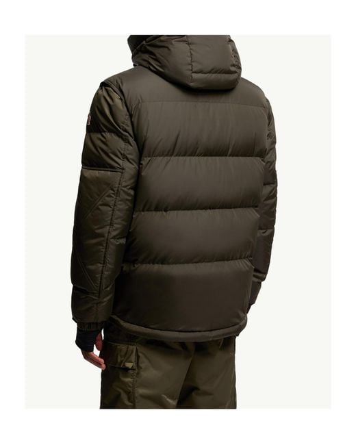 Moncler Green Grenoble Kasanka High Neck Jacket for men