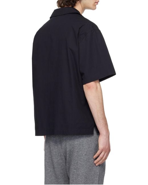 Entire studios Blue Short-Sleeve Pajama Shirt for men