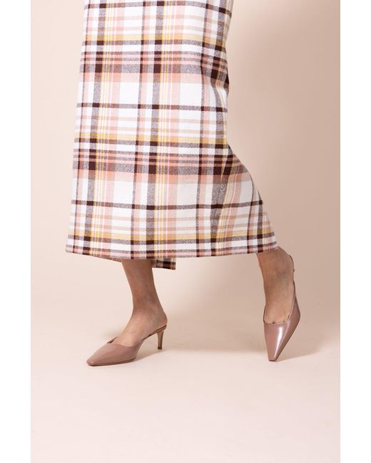 Zimmermann Natural Checked Skirt
