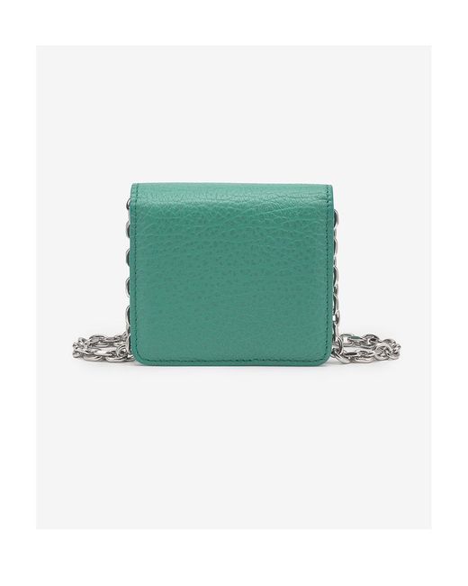 Maison Margiela Blue Logo Shoulder Bag