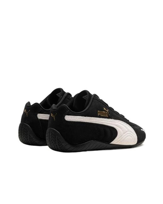 PUMA Black Speedcat Og Logo Detailed Sneakers