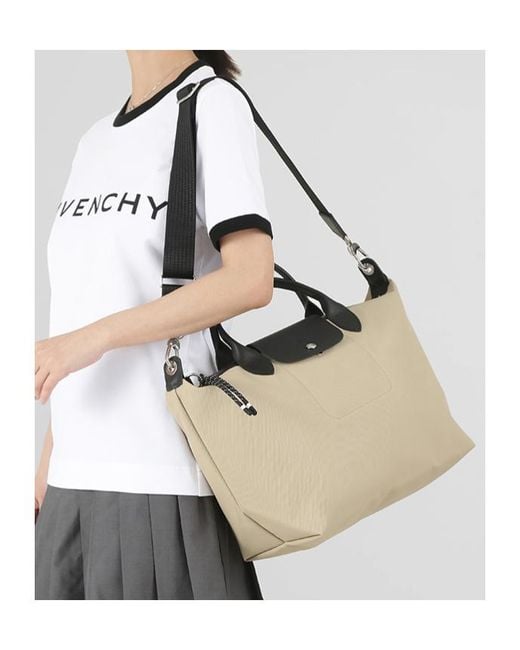 Longchamp Metallic Medium Handle Shoulder Bag