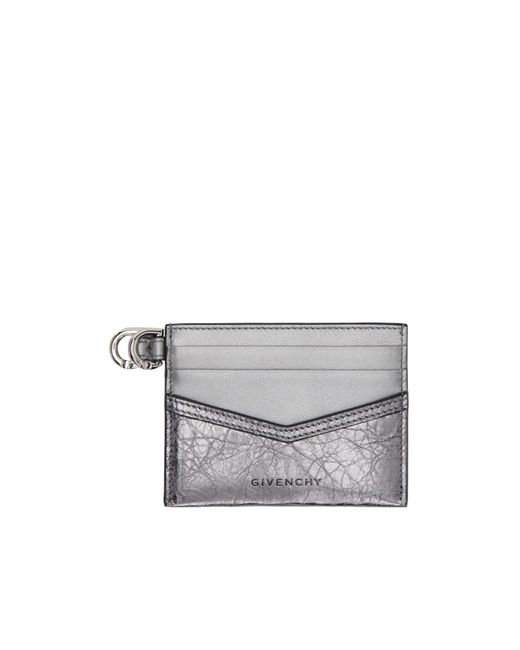 Givenchy Gray Logo Card Bag