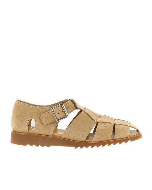 Paraboot Brown Pacific Buckled Sandals for men
