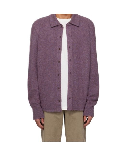 The Row Purple Lautaro Shirt for men