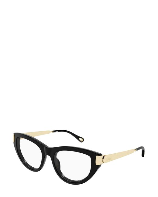 Chloé White Chloé Eyewear Cat-Eye Frame Glasses