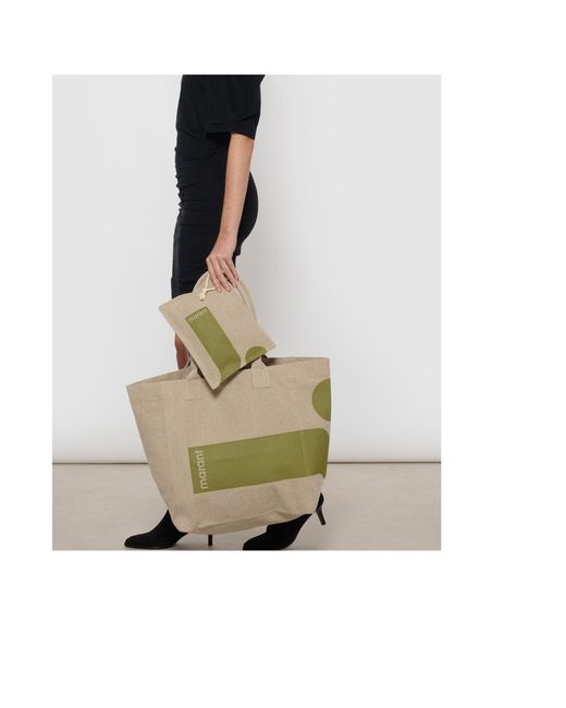 Isabel Marant Gray Logo Handbag