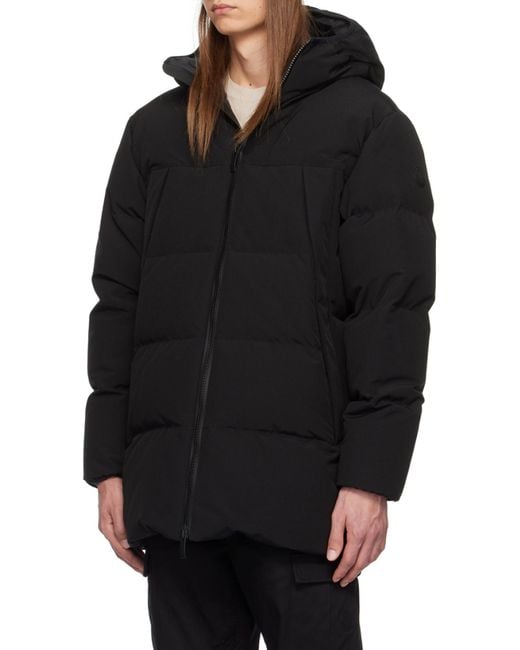 Moncler Black Valmaron Zip-Up Jacket for men