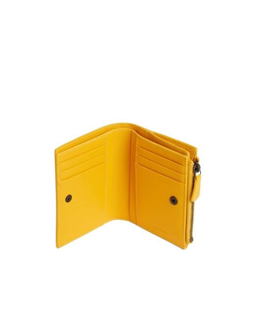 Balenciaga Yellow Le City Bifold Wallet