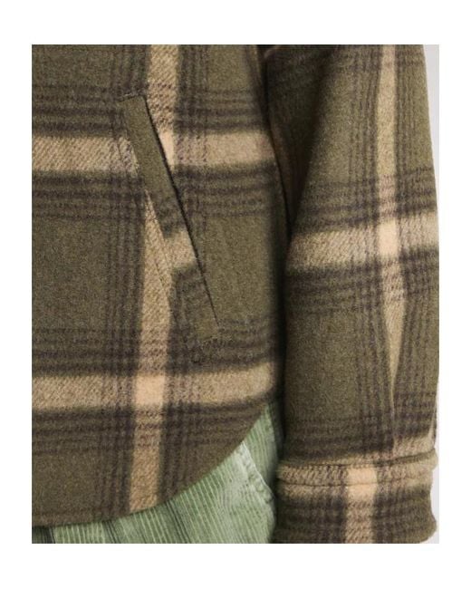 Fay Green Archive Plaid Overshirt Jacket for men