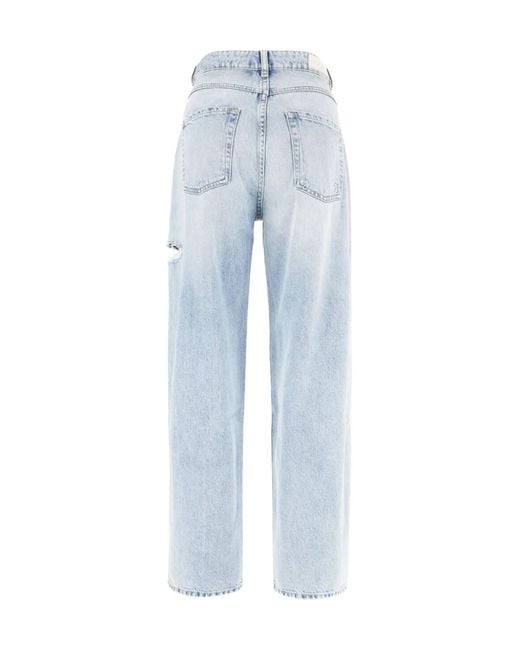 ICON DENIM Blue Poppy Distressed Jeans
