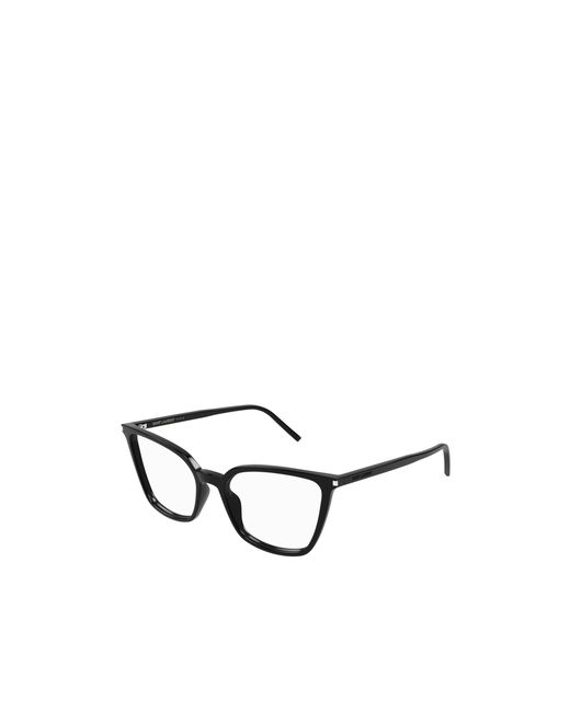 Saint Laurent White Eyewear Sl 669 Cat-Eye Glasses