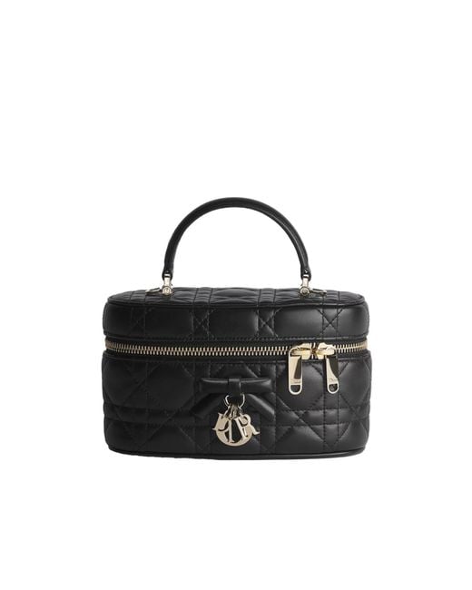 Dior Black Zippered Cosmetic Bag