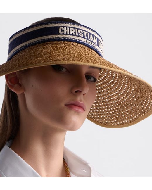 Dior Metallic Iviera D-Ocean Visor With Mitzah