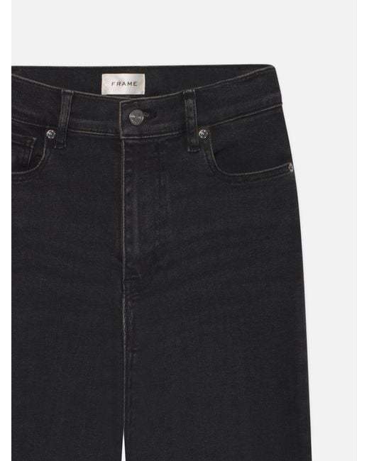 FRAME Black Le Slim Palazzo Jeans
