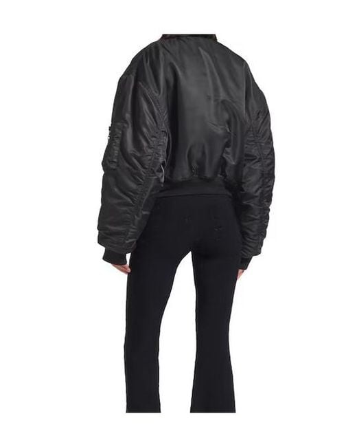 Balenciaga Gray Standard Bomber Jacket