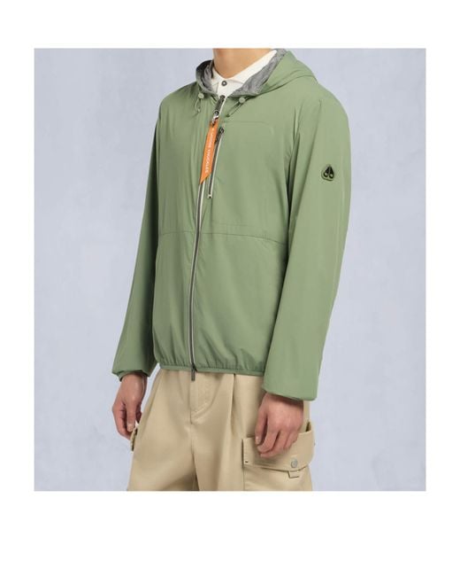 Moose Knuckles Green Long Sleeve Reversible Casual Jacket for men
