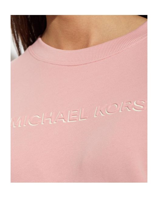MICHAEL Michael Kors Pink Long-Sleeve Sweatshirt