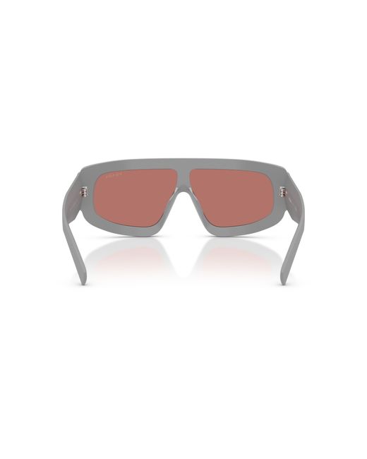 Prada Pink Eyewear Geometric Frame Sunglasses for men