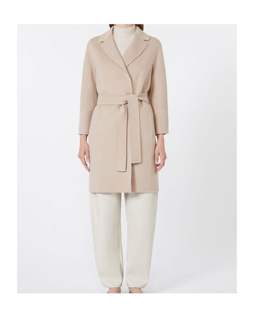 Max Mara Natural 'S Arona Belted Coat
