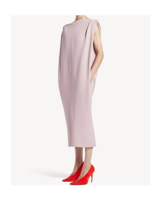 Balenciaga Pink Midi Sack Dress