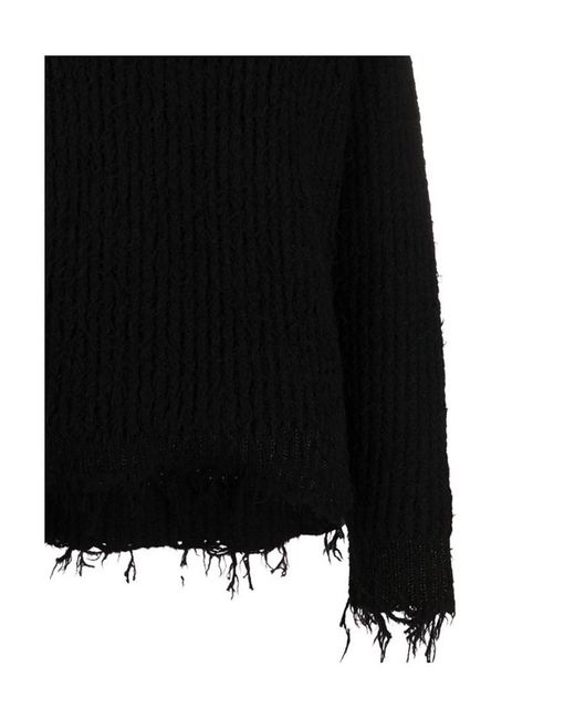 Moncler Black Knitted Pullover