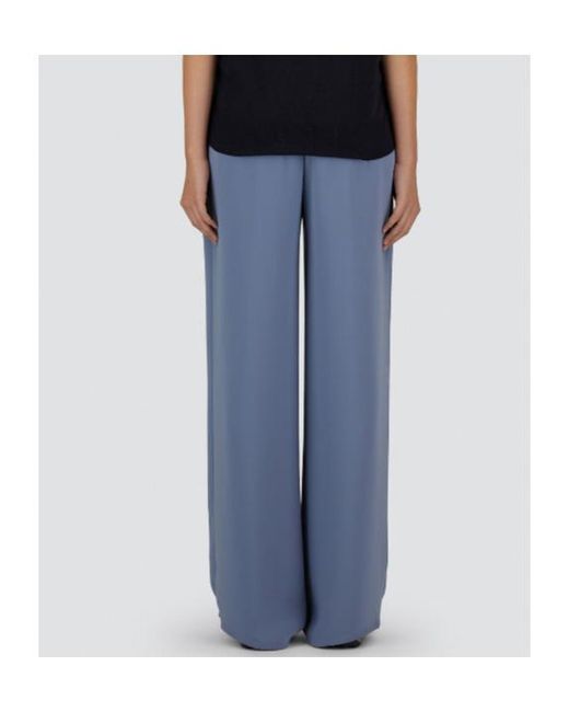 Herno Blue Drawstring Straight-Leg Pants