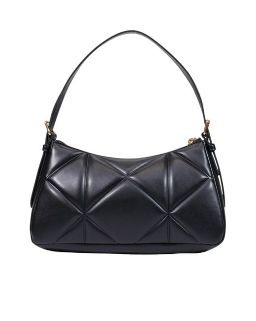 Moschino Black Quilted Shoulder Bag